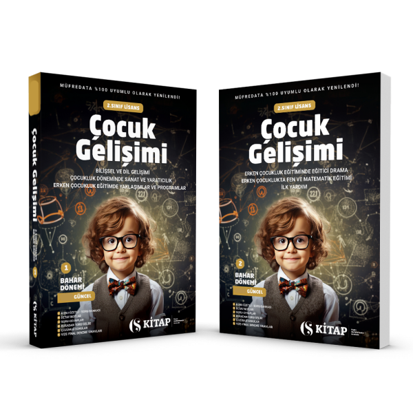 Çocuk Gelişimi 2. Sınıf Bahar 1. Kitap ve 2. Kitap