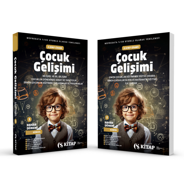 Çocuk Gelişimi 2. Sınıf Bahar 1. Kitap ve 2. Kitap