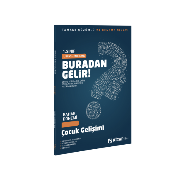 1. Sınıf Çocuk Gelişimi Bahar Deneme