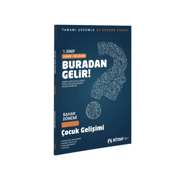 1. Sınıf Çocuk Gelişimi Bahar Deneme