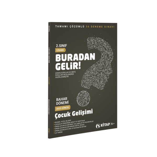 2. Sınıf Çocuk Gelişimi Bahar Deneme