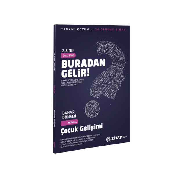 2. Sınıf Ön Lisans Çocuk Gelişimi Bahar Deneme