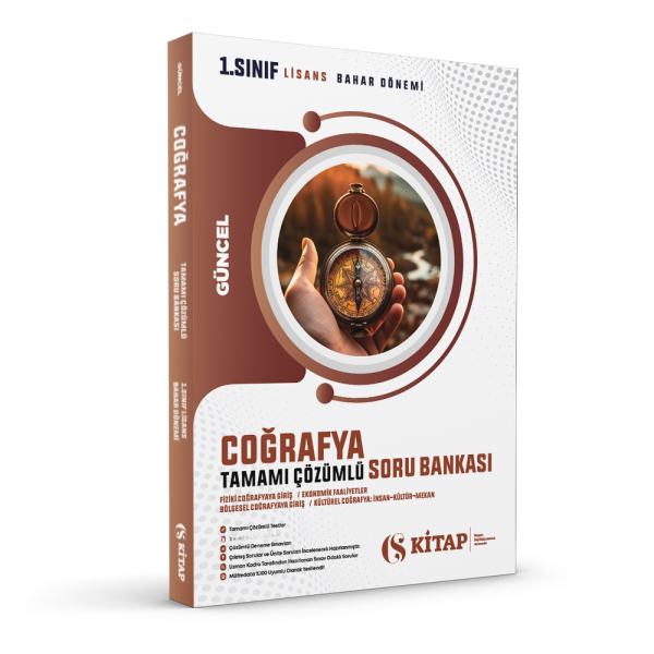 Coğrafya 1. Sınıf 2025 Bahar Çözümlü Soru Bankası