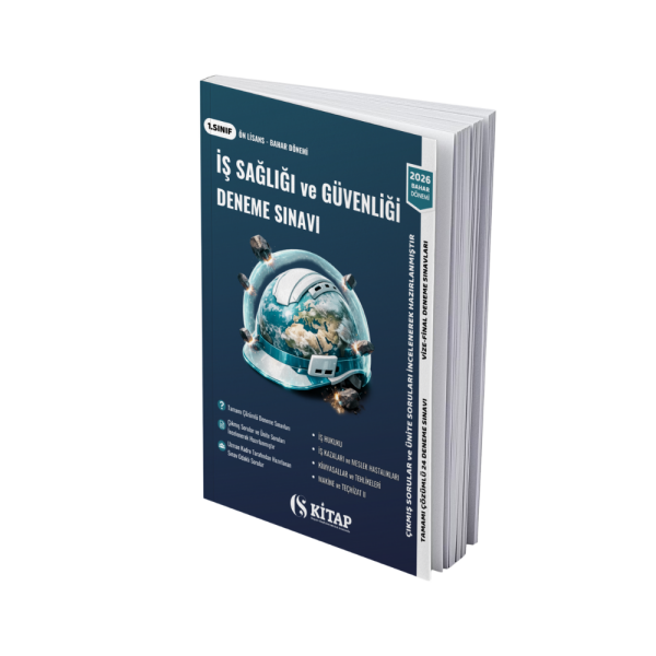 İş Sağlığı ve Güvenliği 1. Sınıf Ön Lisans Bahar Deneme Kitabı