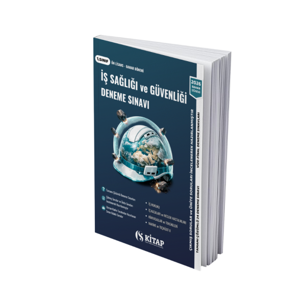 İş Sağlığı ve Güvenliği 1. Sınıf Ön Lisans Bahar Deneme Kitabı