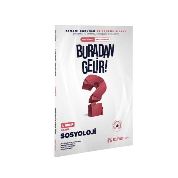 Sosyoloji 1. Sınıf 2025 Bahar Deneme Kitabı