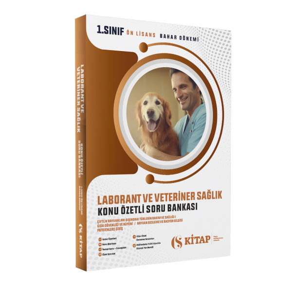 Laborant ve Veteriner Sağlık 1. Sınıf Bahar Konu Özetli Soru Bankası