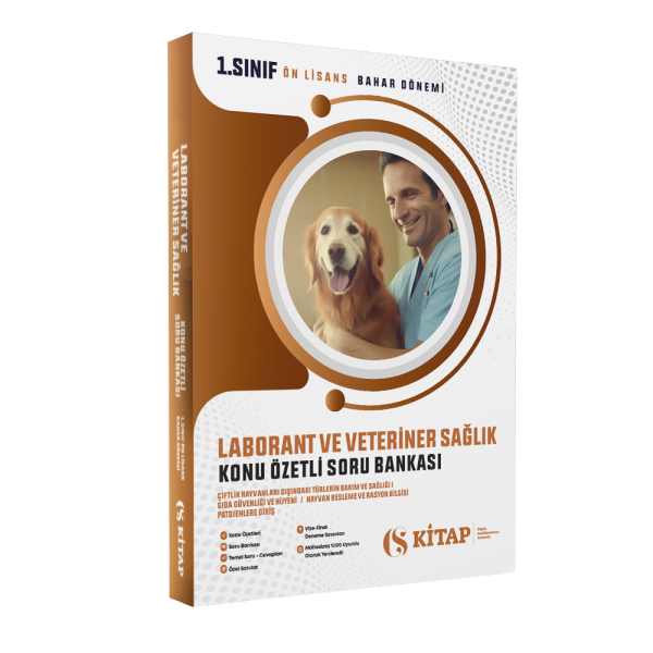 Laborant ve Veteriner Sağlık 1. Sınıf Bahar Konu Özetli Soru Bankası