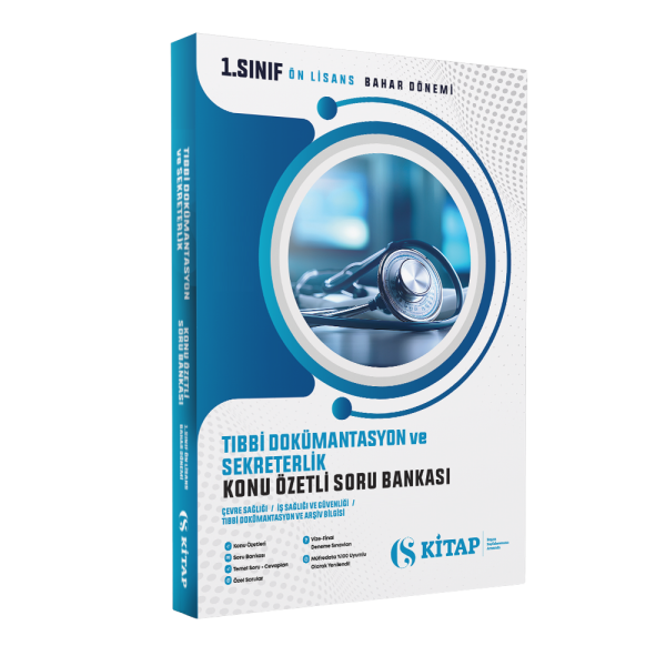 Tıbbi Dokümantasyon ve Sekreterlik 1. Sınıf Bahar Konu Özetli Soru Bankası