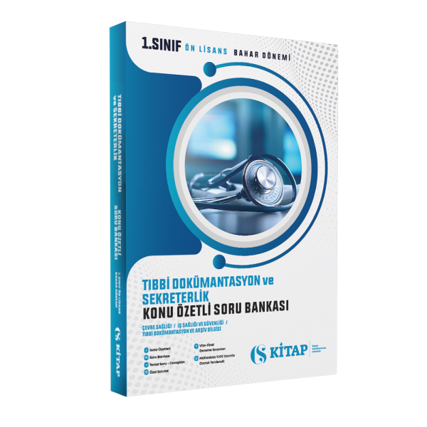 Tıbbi Dokümantasyon ve Sekreterlik 1. Sınıf Bahar Konu Özetli Soru Bankası