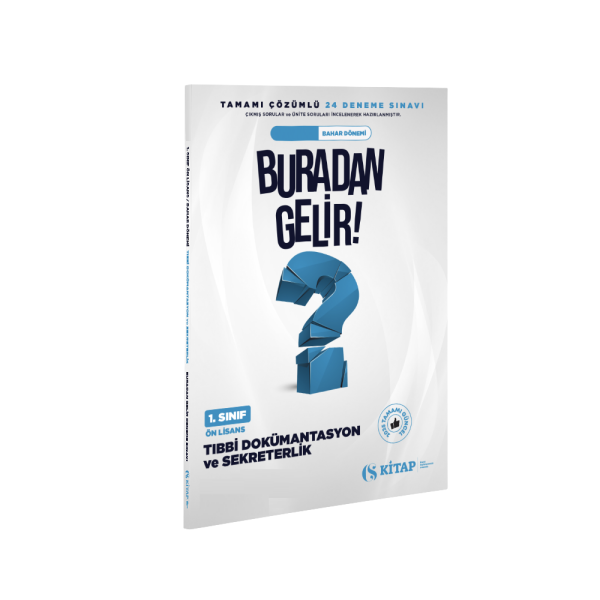 Tıbbi Dokümantasyon ve Sekreterlik 1. Sınıf Bahar Deneme Kitabı