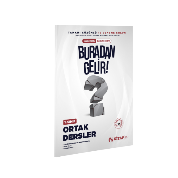 Ortak Dersler 2025 Bahar Deneme Kitabı