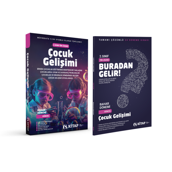 Çocuk Gelişimi Ön Lisans 2. Sınıf Bahar ÖZEL SET