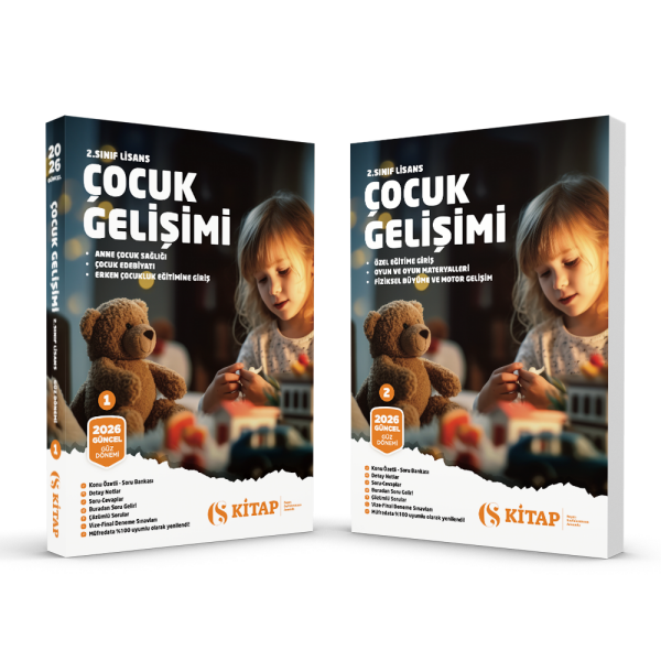 Çocuk Gelişimi 2. Sınıf Güz 1. Kitap ve 2. Kitap