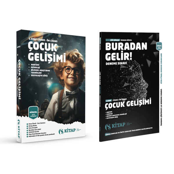 (Özel Set) Çocuk Gelişimi 1. Sınıf Güz ve Deneme