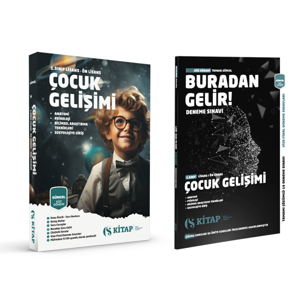 (Özel Set) Çocuk Gelişimi 1. Sınıf Güz ve Deneme