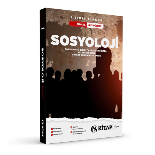 Sosyoloji 1. Sınıf Güz Soru Bankası Kitabı