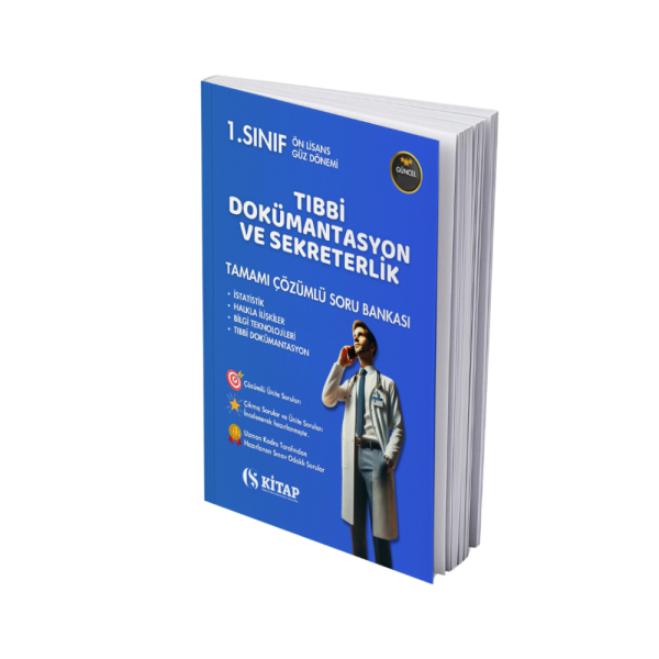 Tıbbi Dokümantasyon ve Sekreterlik 1. Sınıf Çözümlü Soru Bankası 2026 Güz