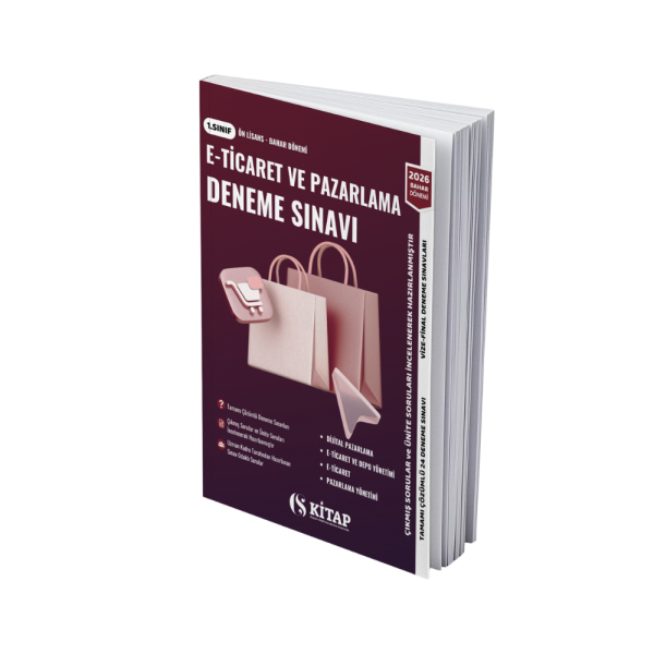 E-Ticaret ve Pazarlama 1.Sınıf Bahar Deneme Kitabı