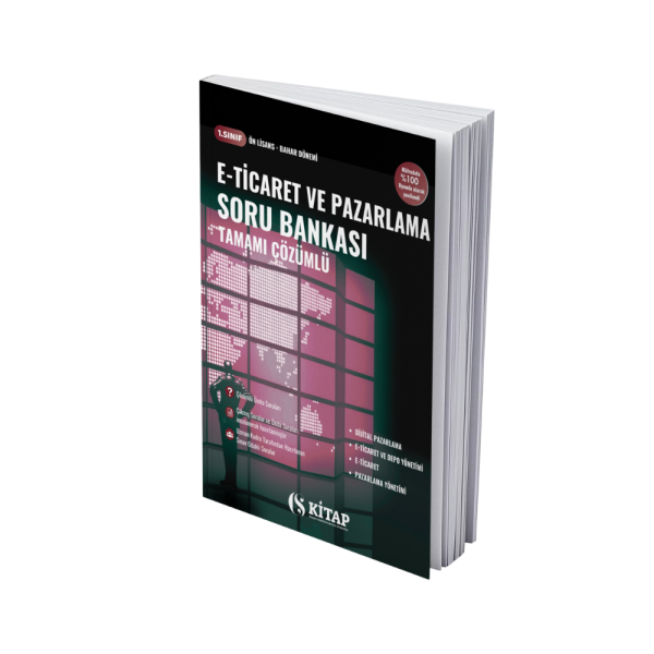 E-Ticaret ve Pazarlama 1.Sınıf Bahar Soru Bankası Kitabı