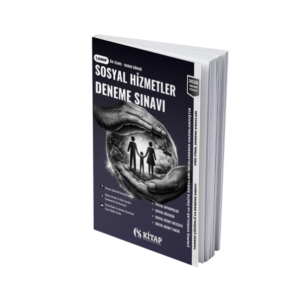 Sosyal Hizmetler 1.Sınıf Bahar Deneme Kitabı