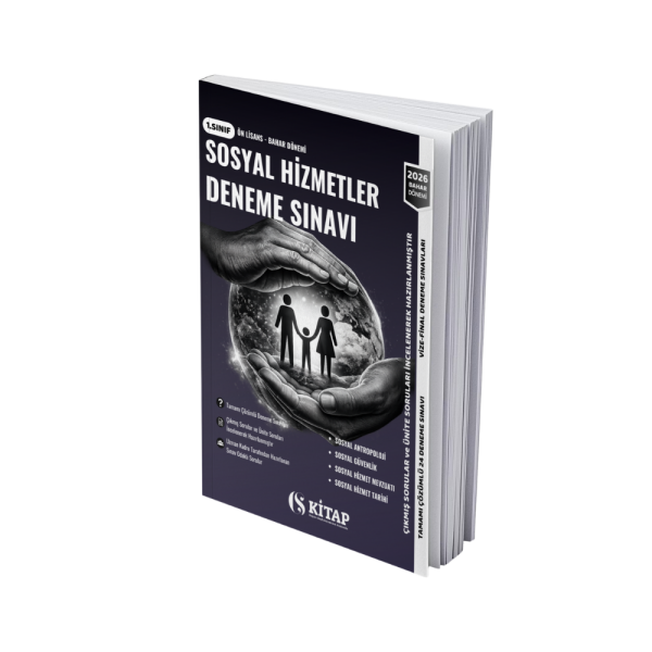 Sosyal Hizmetler 1.Sınıf Bahar Deneme Kitabı