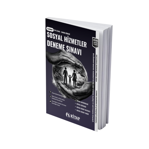 Sosyal Hizmetler 1.Sınıf Bahar Deneme Kitabı
