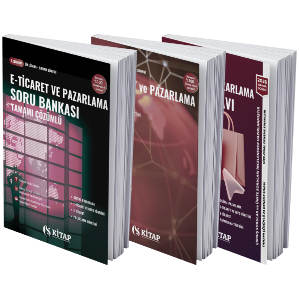 E-Ticaret ve Pazarlama 1.Sınıf Bahar ÖZEL SET